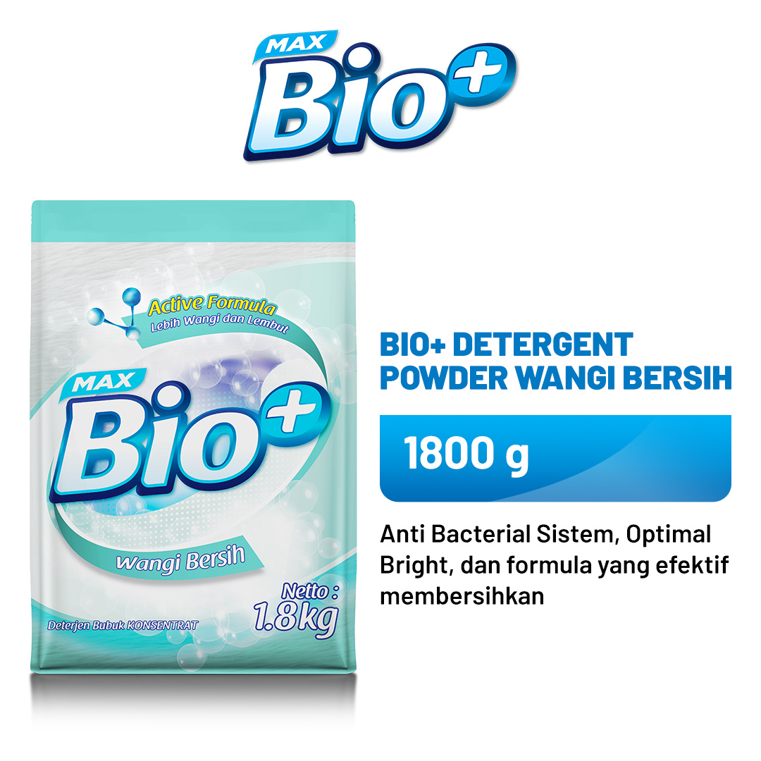 Bio+ Detergent Powder Wangi Bersih 1800 g Lazada Indonesia