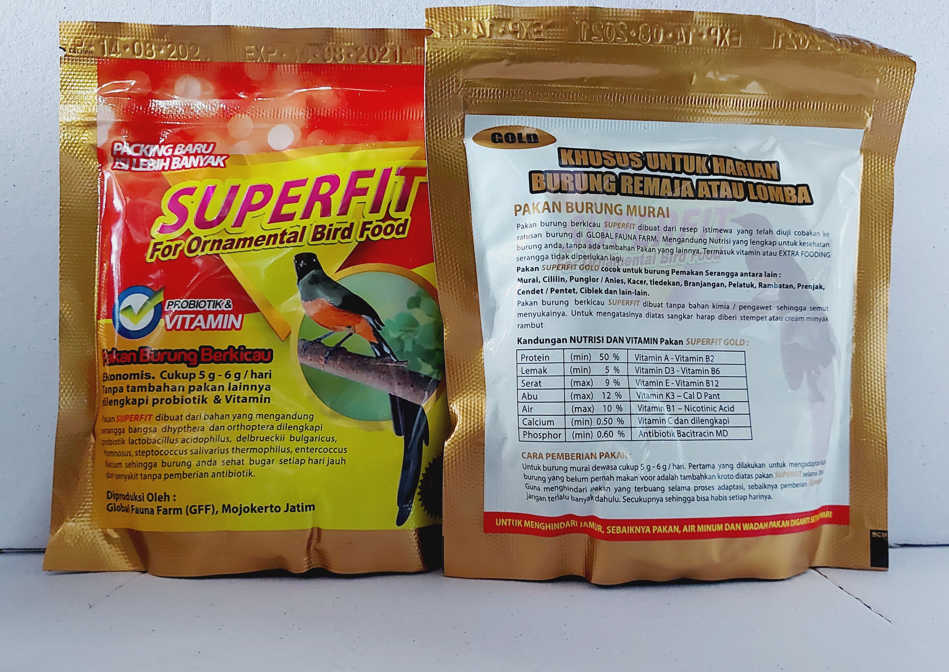 SUPERFIT GOLD (Super fit emas) pakan burung di House Of Partner | Tokopedia