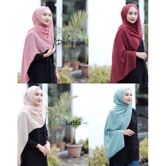 Pashmina Wolfis Nissa Sabyan 200x75cm Jilbab Hijab Kerudung Pasmina Nissa Sabyan Lazada Indonesia
