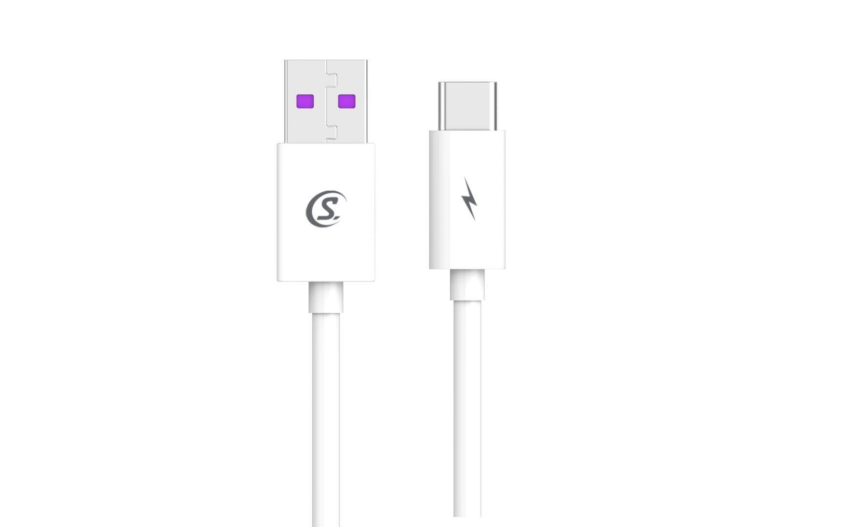 Somostel usb kabel super fast charging 5 ampere, sms-ba01, garansi resmi 1 tahun, rusak ganti baru + ongkir klaim garansi gratis