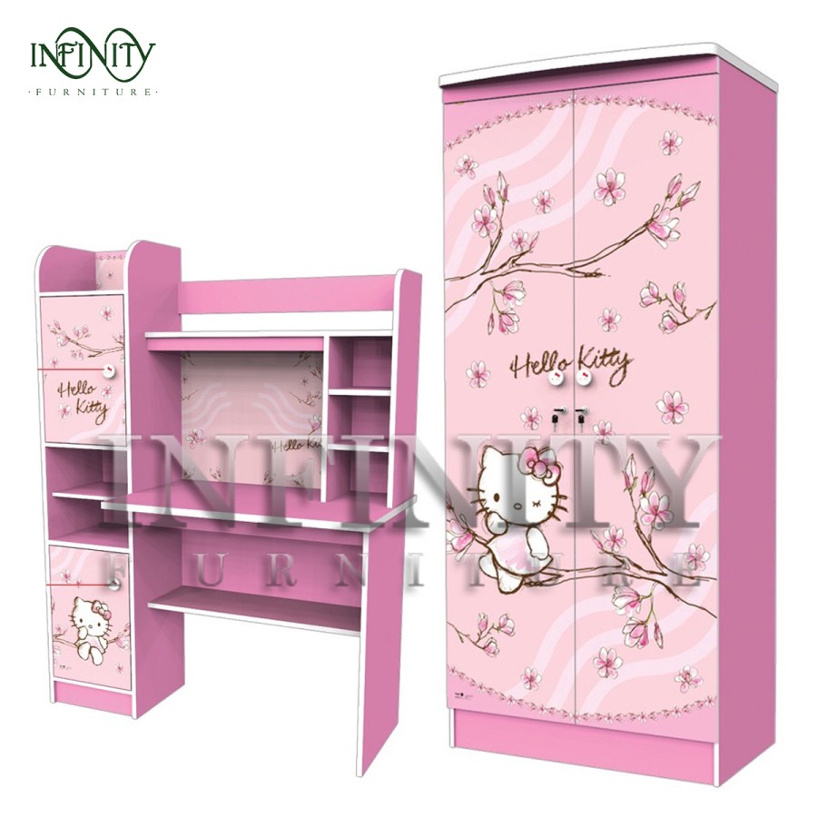 Paket Kamar Anak Lemari Pakaian Meja Belajar Hello Kitty Magnolia 02 Lazada Indonesia Paket Kamar Anak Lemari Pakaian Meja Belajar Hello Kitty Magnolia 02 Lazada Indonesia