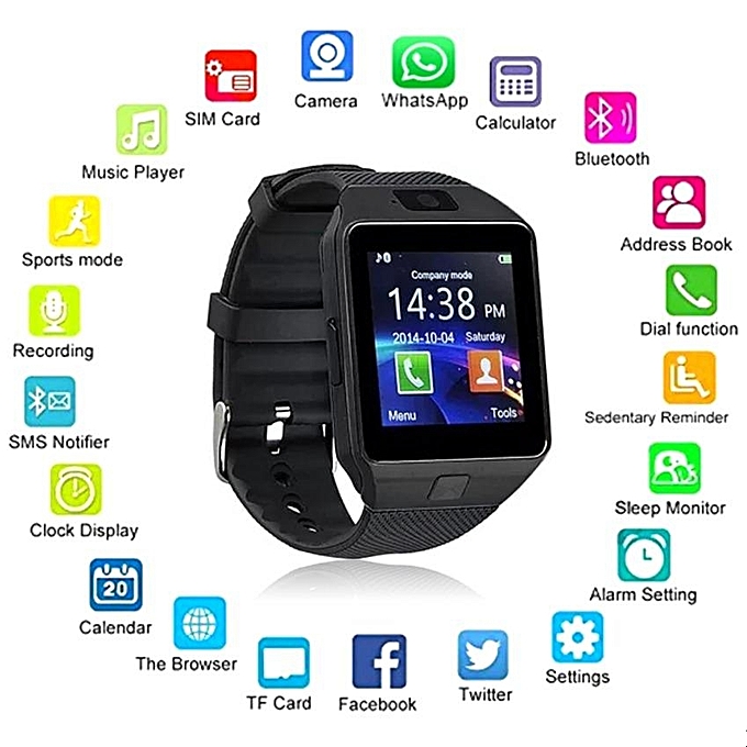 DZ09 ALPHA U9 Smart Watch Smartwatch Sim Card 2G | Lazada Indonesia