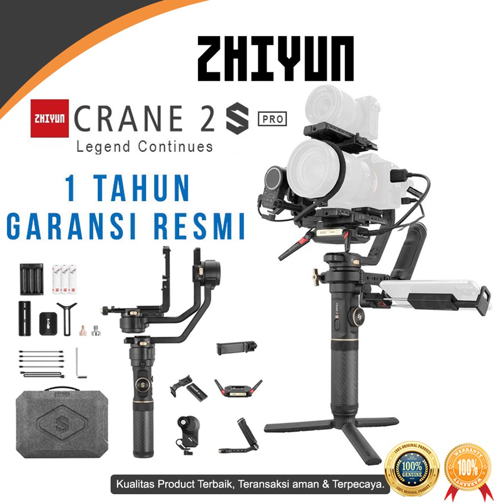 Zhiyun CRANE 2S Handheld Gimbal Stabilizer Combo Kit $179