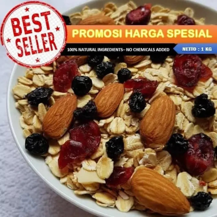 Promo Promosi Harga Spesial Granola 8 In 1 1 Kilogram By Granology Order Juga Sereal Sarapan Pagi Sereal Unicorn Sereal Oreo Sereal Kiloan Sereal Milo Sereal Stars Sereal Umbi Garut Sereal Outmilk Sereal Rasa Buah Sereal Oreo Korea Lazada