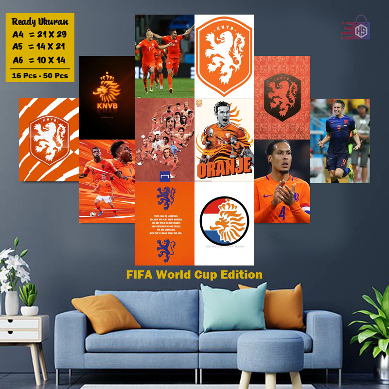 Poster Dinding Kamar Tema Timnas Belanda - Poster Kamar Timnas Belanda