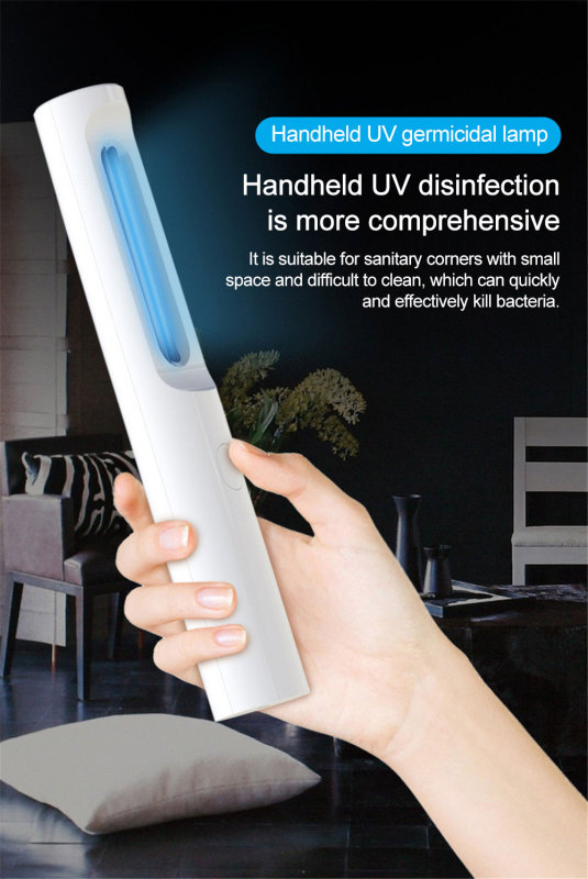 Bán Hàng】 【Giao Hàng Miễn Phí】 Tay Cầm Xách Tay Tia Cực Tím Thanh Khử Trùng UV Trang Chủ USB Du Lịch Sạc Thanh Khử Trùng