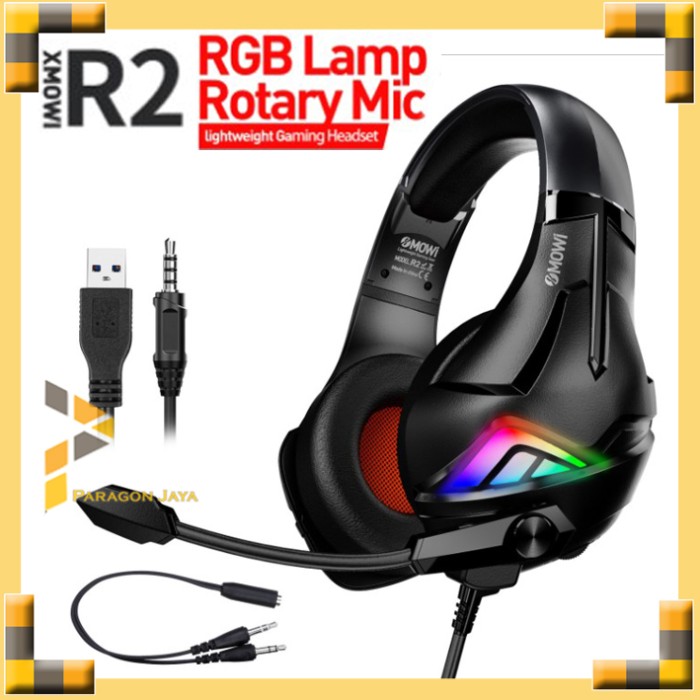 Jual Headset Gaming Rgb Hp Mic Terbaru 