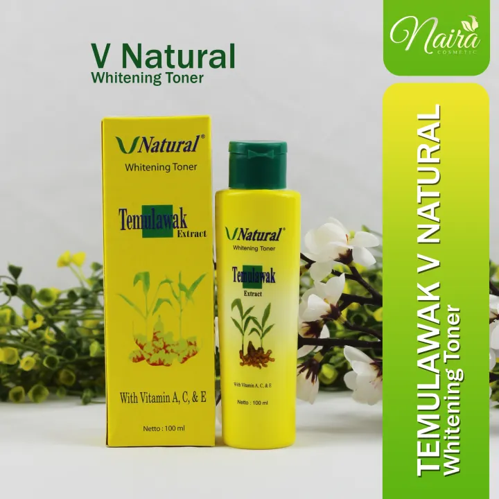 Temulawak V Natural Whitening Toner Toner Temulawak 100ml Lazada Indonesia