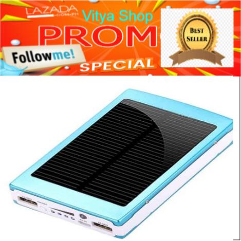 Power Bank Solar Surya 198000mAh 37V/48Wh MAX Input;DC5V=1A MAX Power Bank Solar Tenaga Surya Matahari 198000mAh Murah Banget