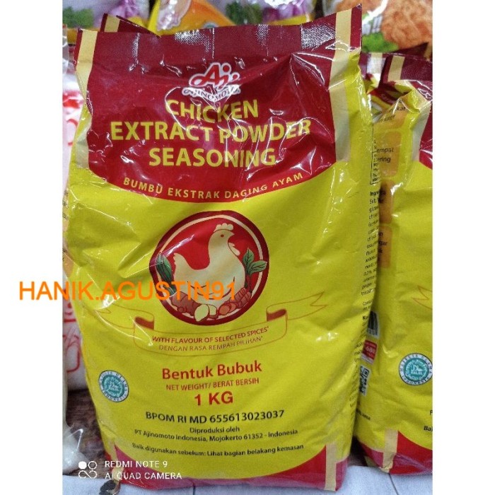 Ajinomoto Chicken Powder Seasoning Bumbu Ekstrak Daging Ayam 1kg