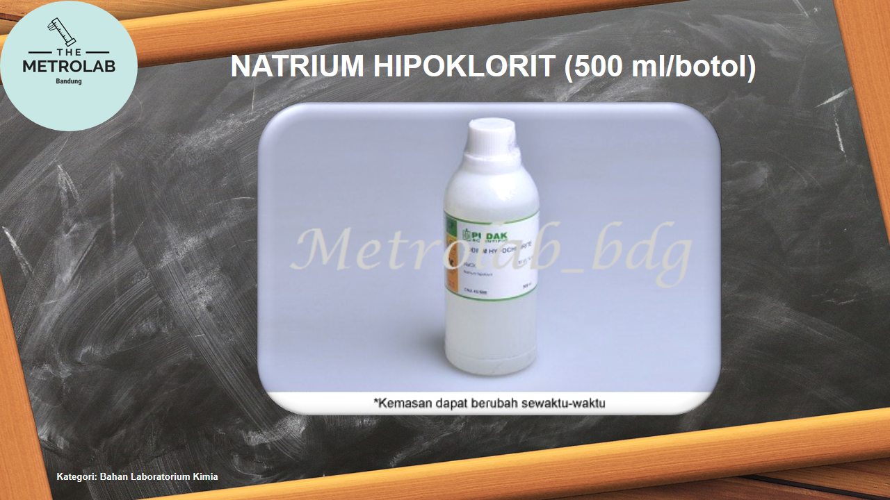 Natrium Hipoklorit Sodium Hypochlorite Naclo Cp Atau Ar 52 Klorida 500 Mlbotol 1750