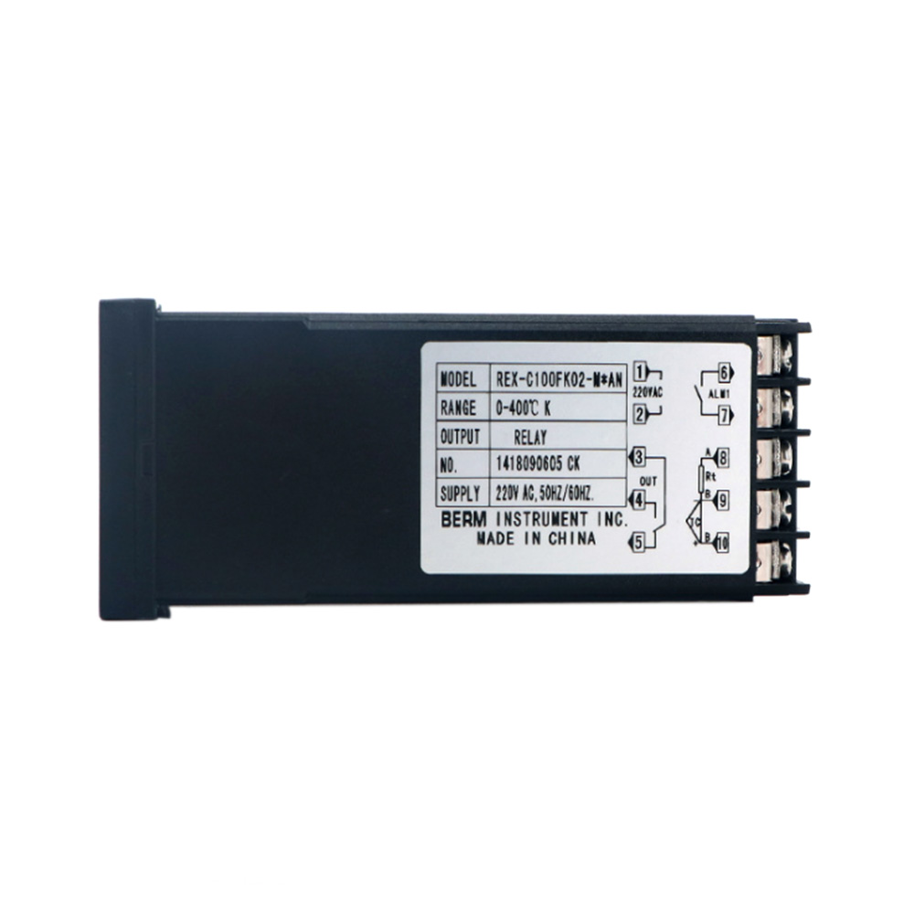 PID Digital Temperature Controller REX-C100FK02-M*AN 0 To 400°C K Type Relay Output (100-240V DK short)