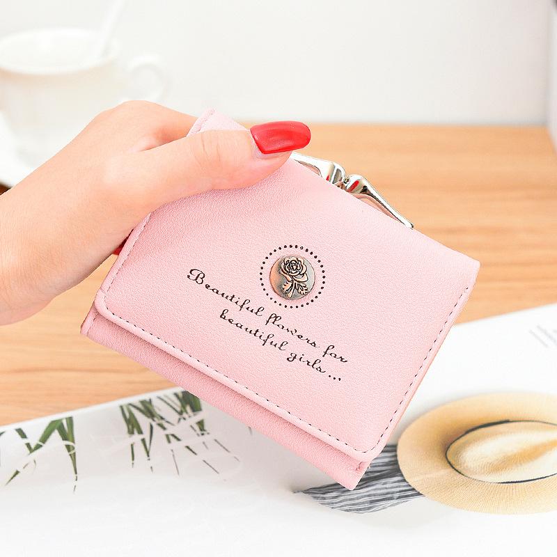 Dompet Fashion Wanita  3 IMPORT / Dompet Lipat Mini Kulit IMPORT Wanita TRI FOLDED WOMAN WALLET / Dompet Compact Lipat / Dompet Mini Cewek / Dompet Lipat Wanita Koin / Dompet Lipat Import / Dompet Lipat Kecil Korea