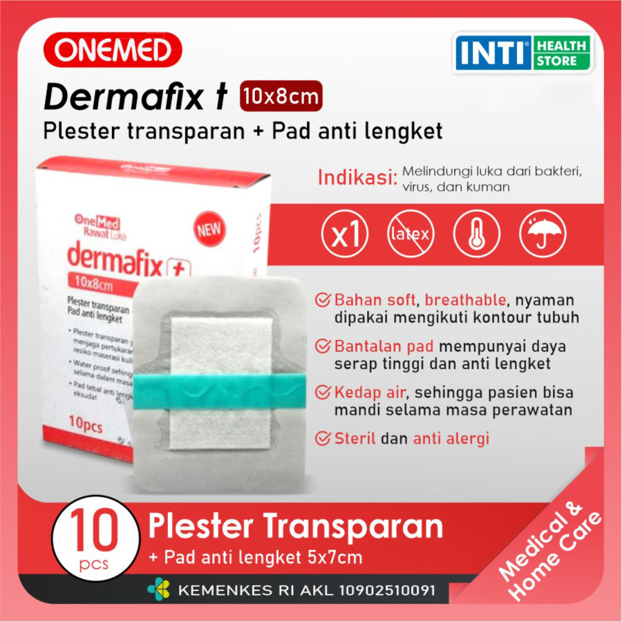 Onemed Dermafix T Plester X Cm Plester Transparan Lazada Indonesia