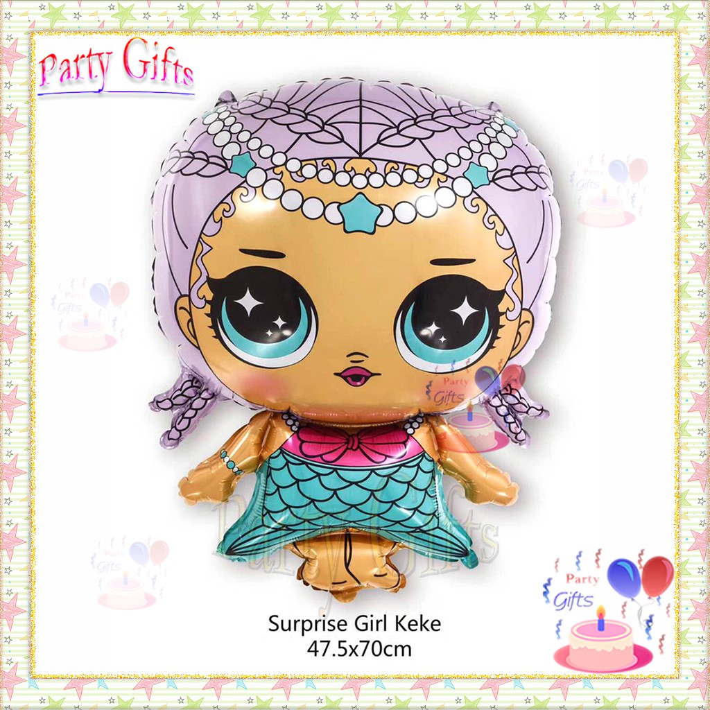 Balon Kartun LOL Surprise Girl Coco Karakter Cartoon Balon Kartun LOL Surprise Girl Coco Karakter Cartoon