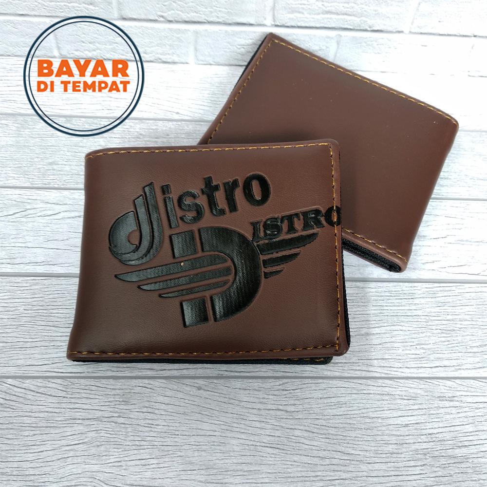 Dompet fashion Pria Dompet Lipat Dua Dompet Pria Murah Dompet Kulit Imitasi Aksesoris Pria Distro DST - 1200 CJDW Coffe