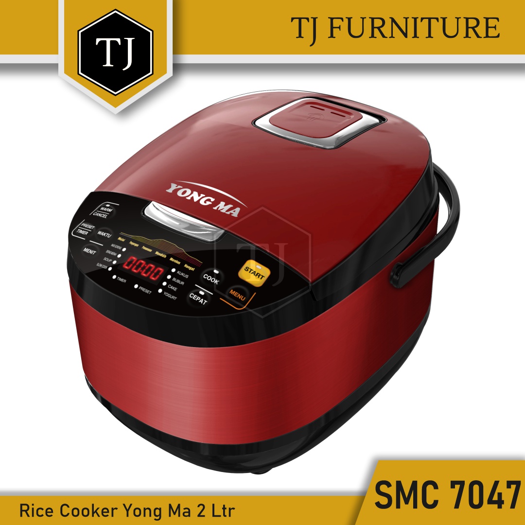 Yong Ma Rice Cooker Digital Stainless / Penanak Nasi Fuzzy Logic / Magic Com Kapasitas 2 Liter