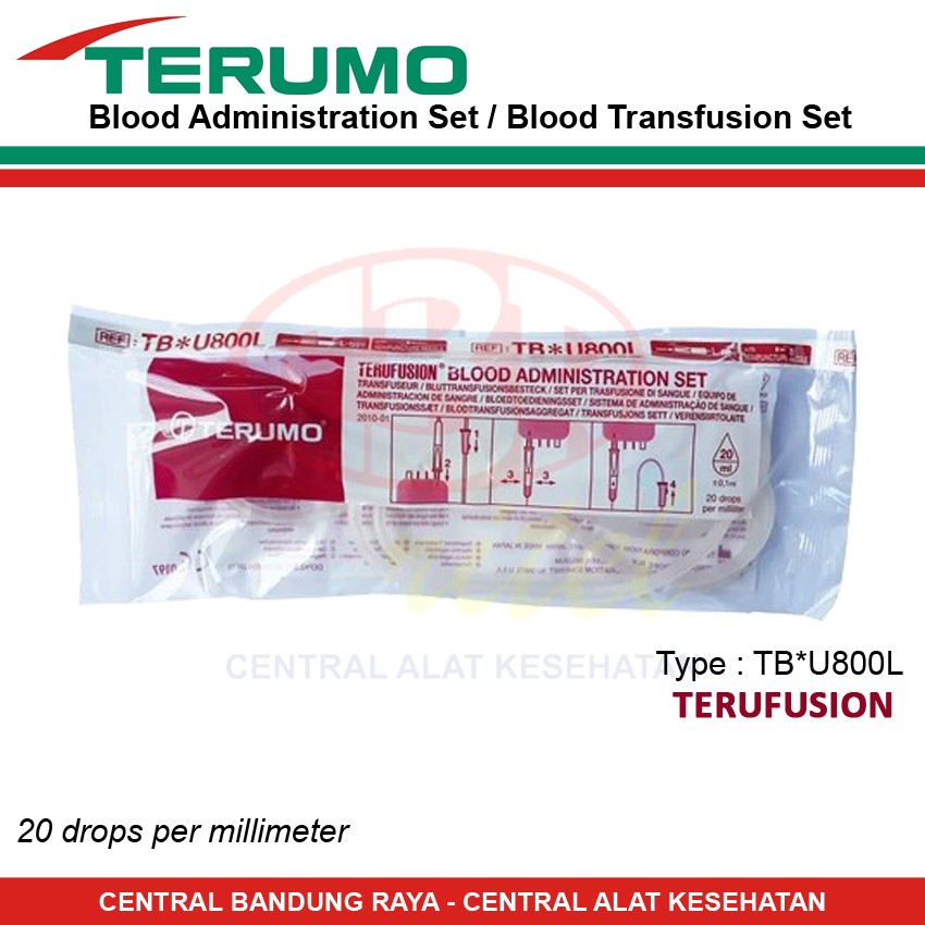 TERUMO TB*U800L Blood Transfusion Set Terufusion Blood Set Lazada