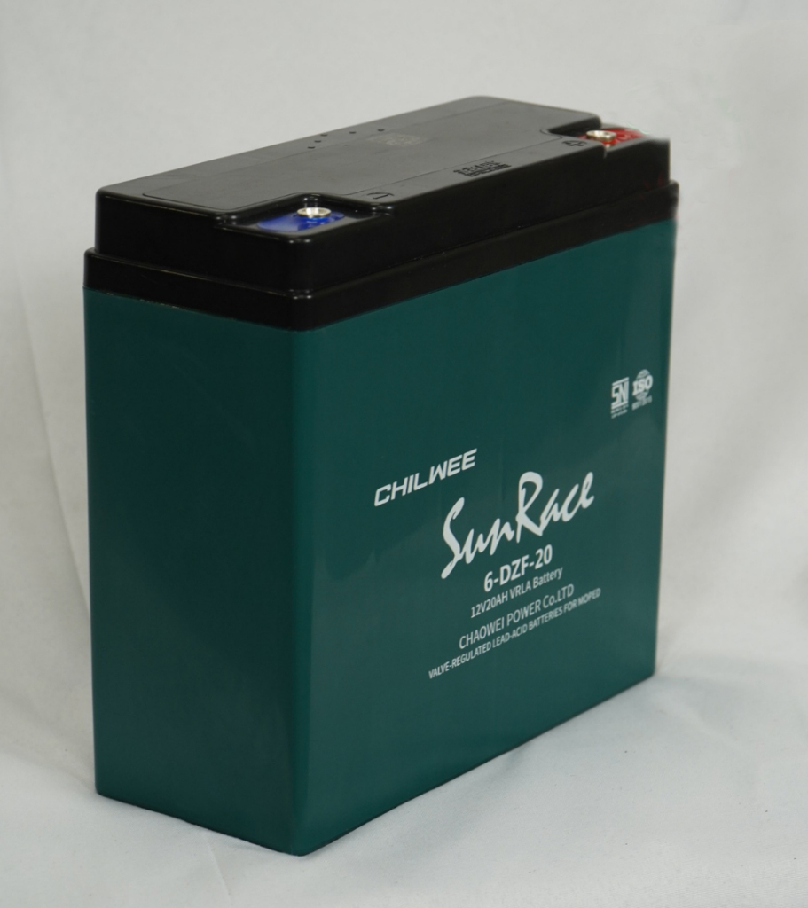 Chilwee Sunrace Aki Kering Motor Listrik 12V 20Ah - VRLA Battery 6-DZF
