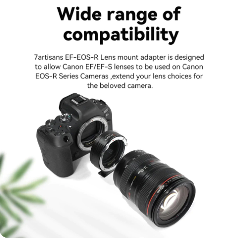 7Artisans EF-EOS R Autofocus Lens Adapter Canon EF Lens to EOS R