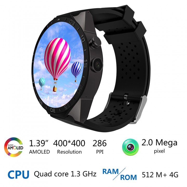 Inch Kw88 Amoled Smartwatch KINGWEAR KW88 Smartwatch Phone 3G