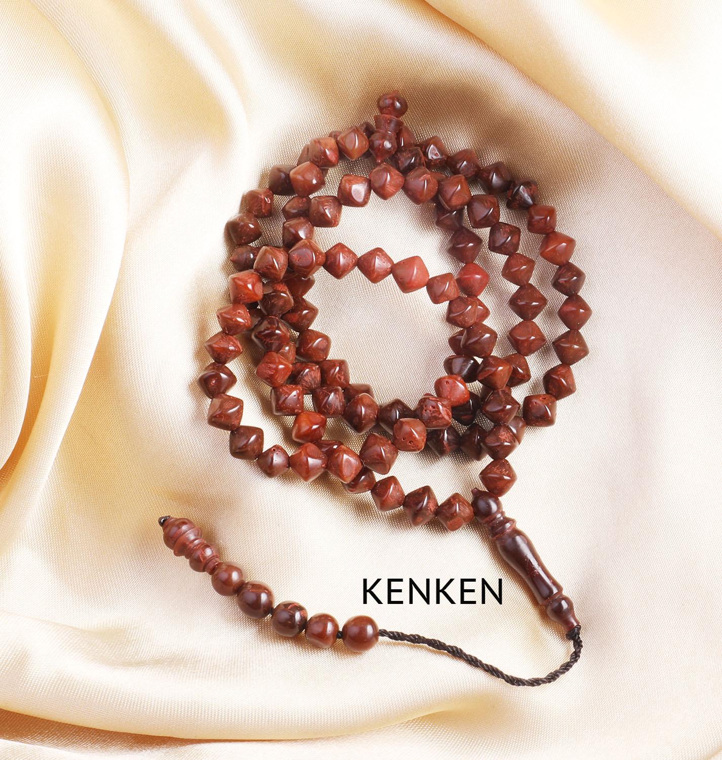 Tasbih Kokka Gula Jawa Ukuran Kecil 99 Butir Diameter 5-6mm Cokelat - Kaukah Kaokah Kauka Koka Kaoka