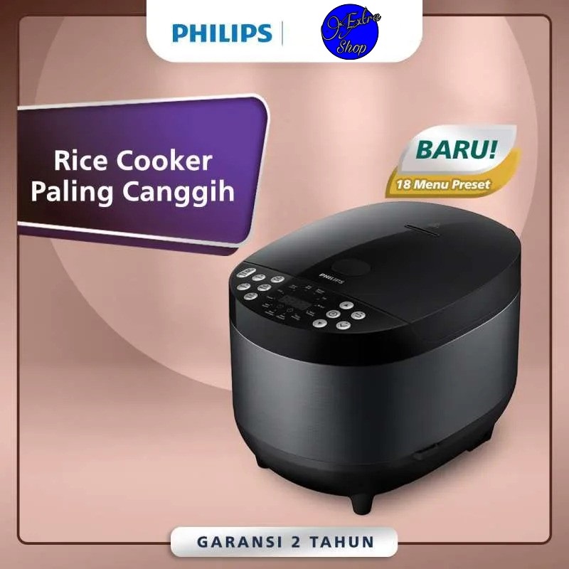 PHILIPS Digital Rice Cooker [1.8 L] HD4515/92 Lazada Indonesia