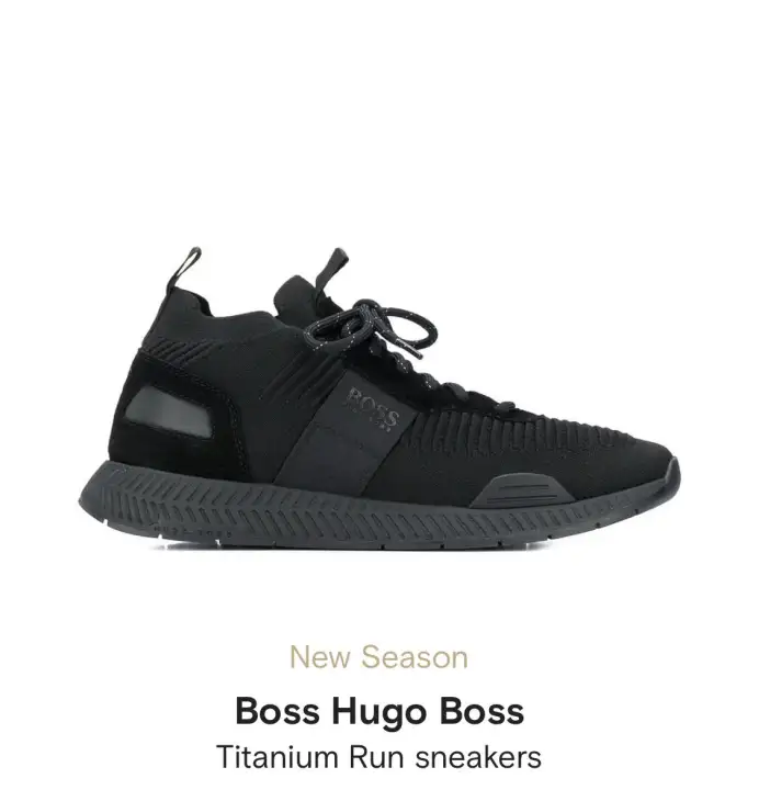 hugo boss high top shoes