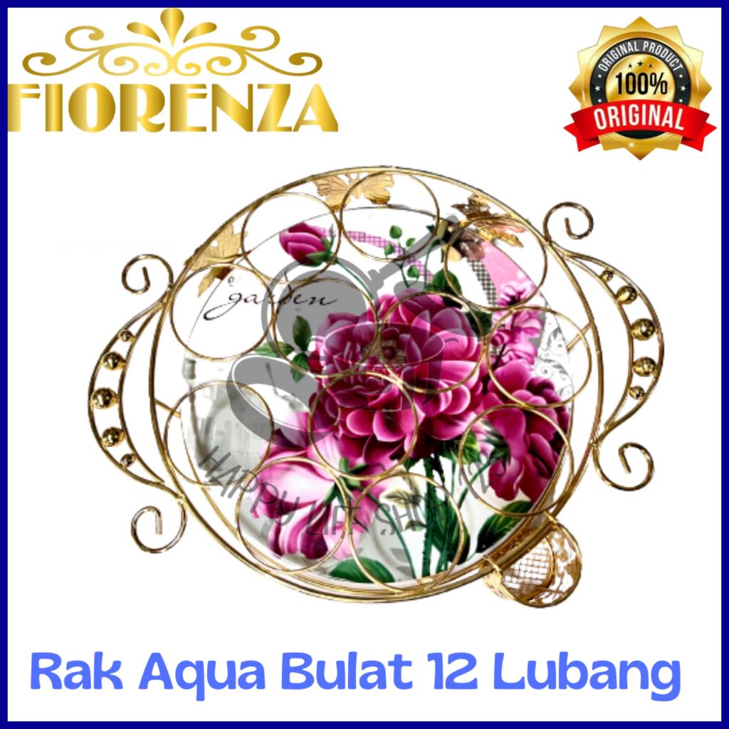Rak Aqua 12 Lubang Stainless Gold Fiorenza Rak Aqua Bulat Fiorenza Rak Aqua Segi Fiorenza 7530