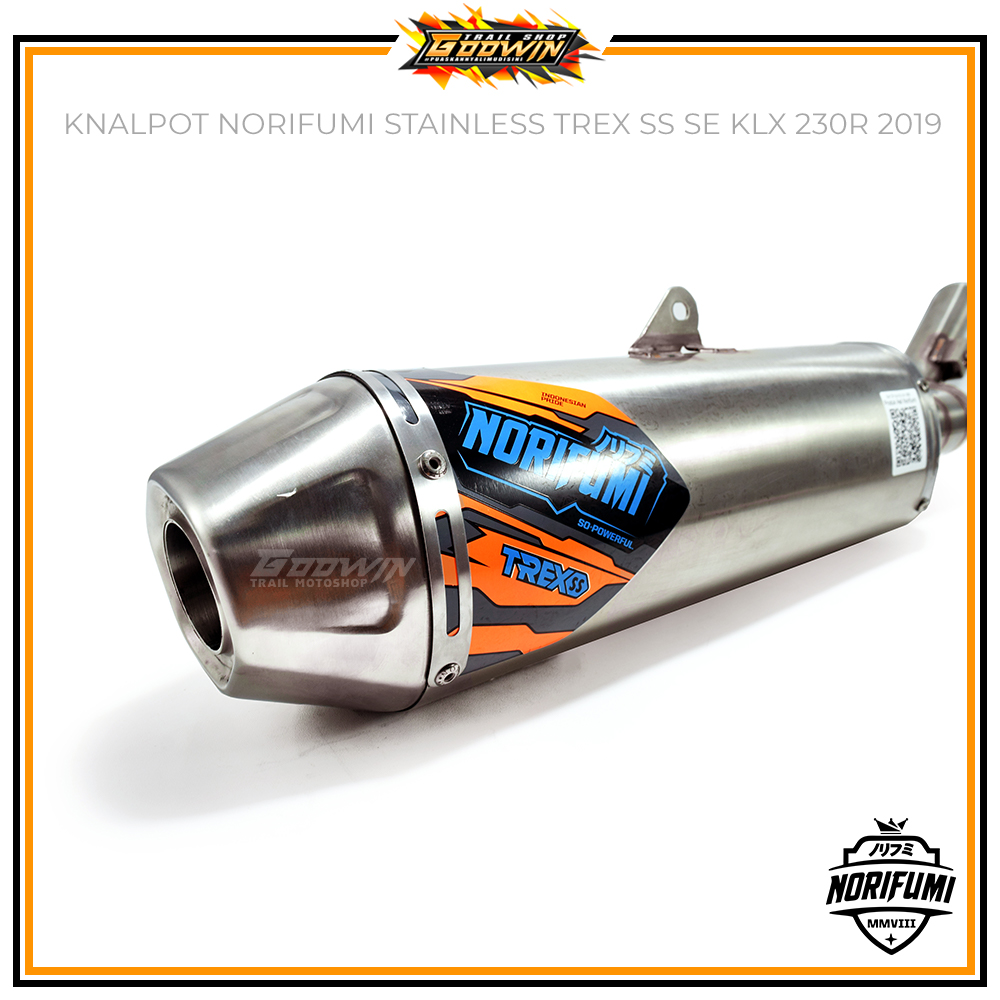 Kenalpot Knalpot Muffler Norifumi Trex Klx Klx R Stainless Full System Original Lazada