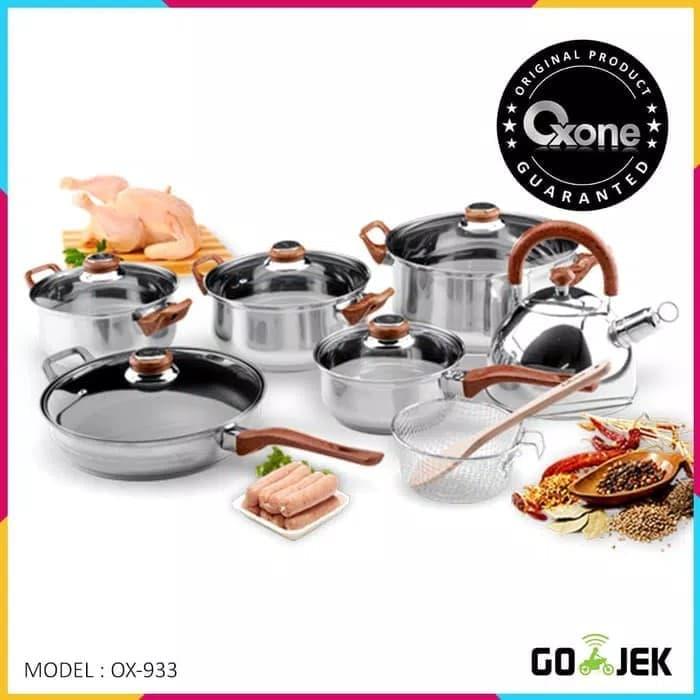 OXONE panci set stainless eco cookware 12+2pc OX-933
