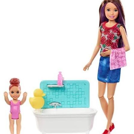 barbie in a bathtub