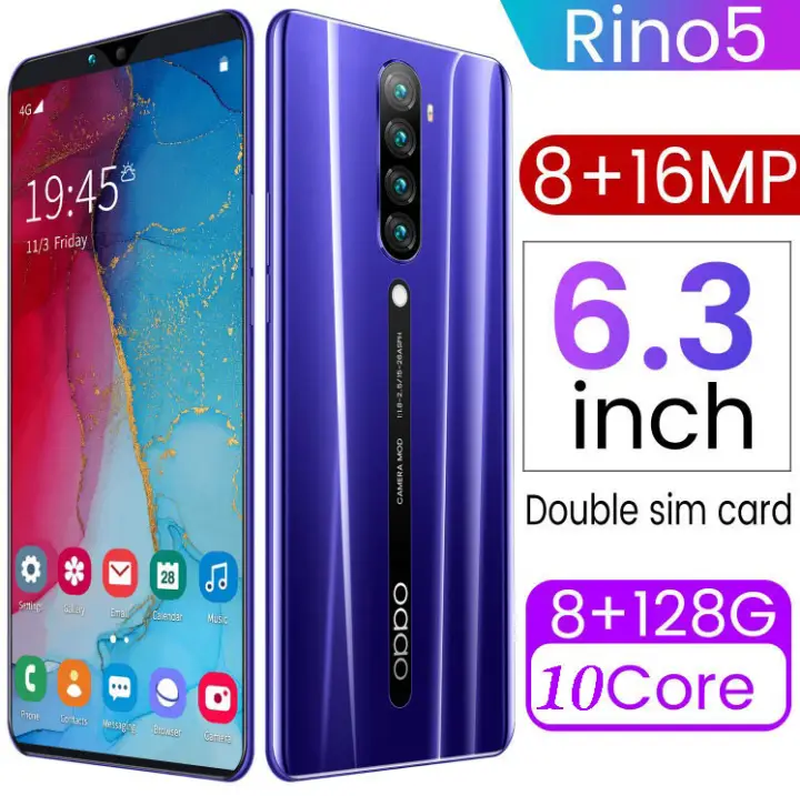 Rino5 Pro Mobile Phone 6 3inches 8g Ram 128gb Rom Face Recognition Fingerprint Unlocking Smart Phone Specification Lazada Indonesia