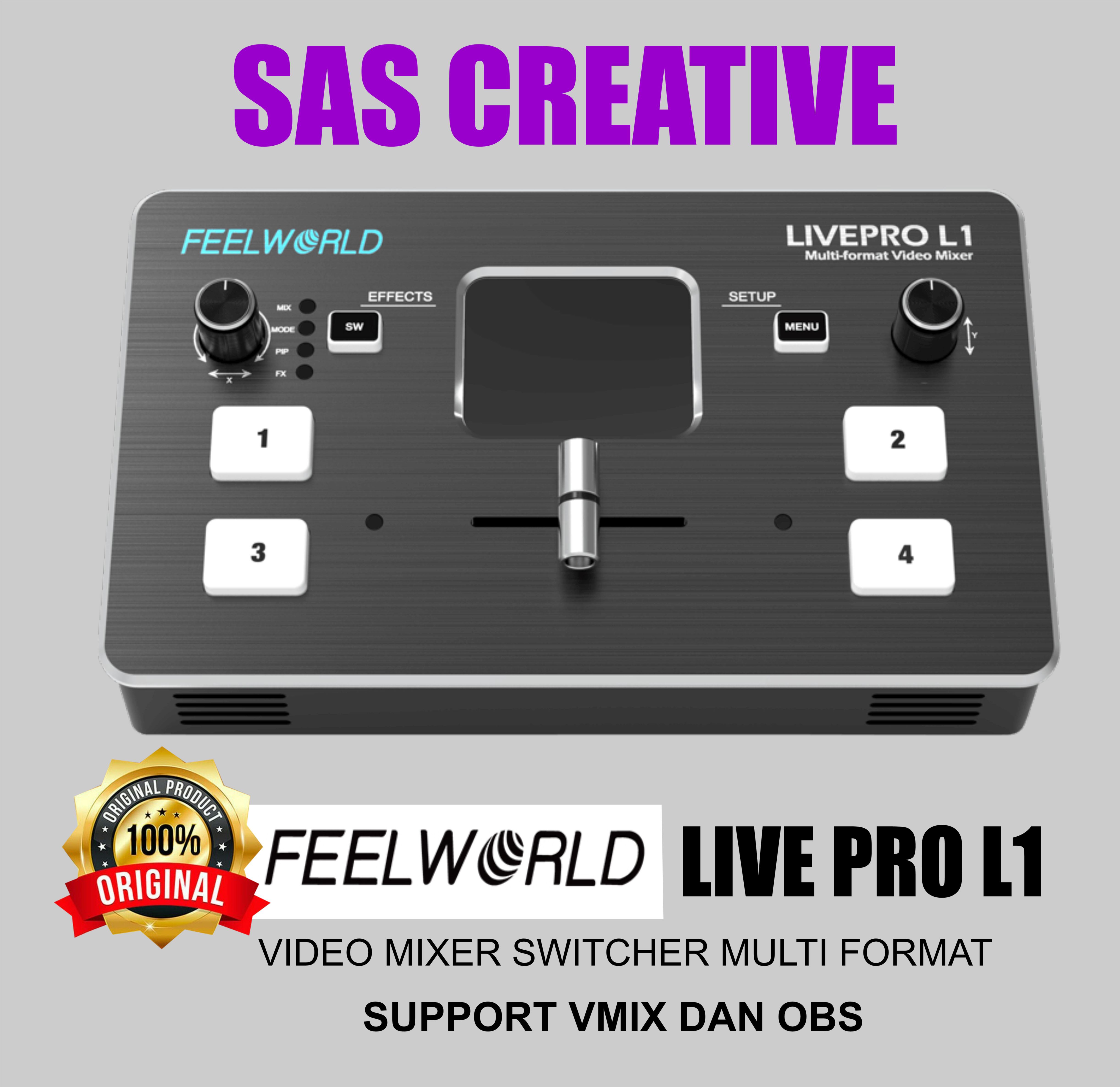 VIDEO MIXER SWITCHER LIVEPROL1 SUPPORT VMIX DAN OBS Lazada Indonesia