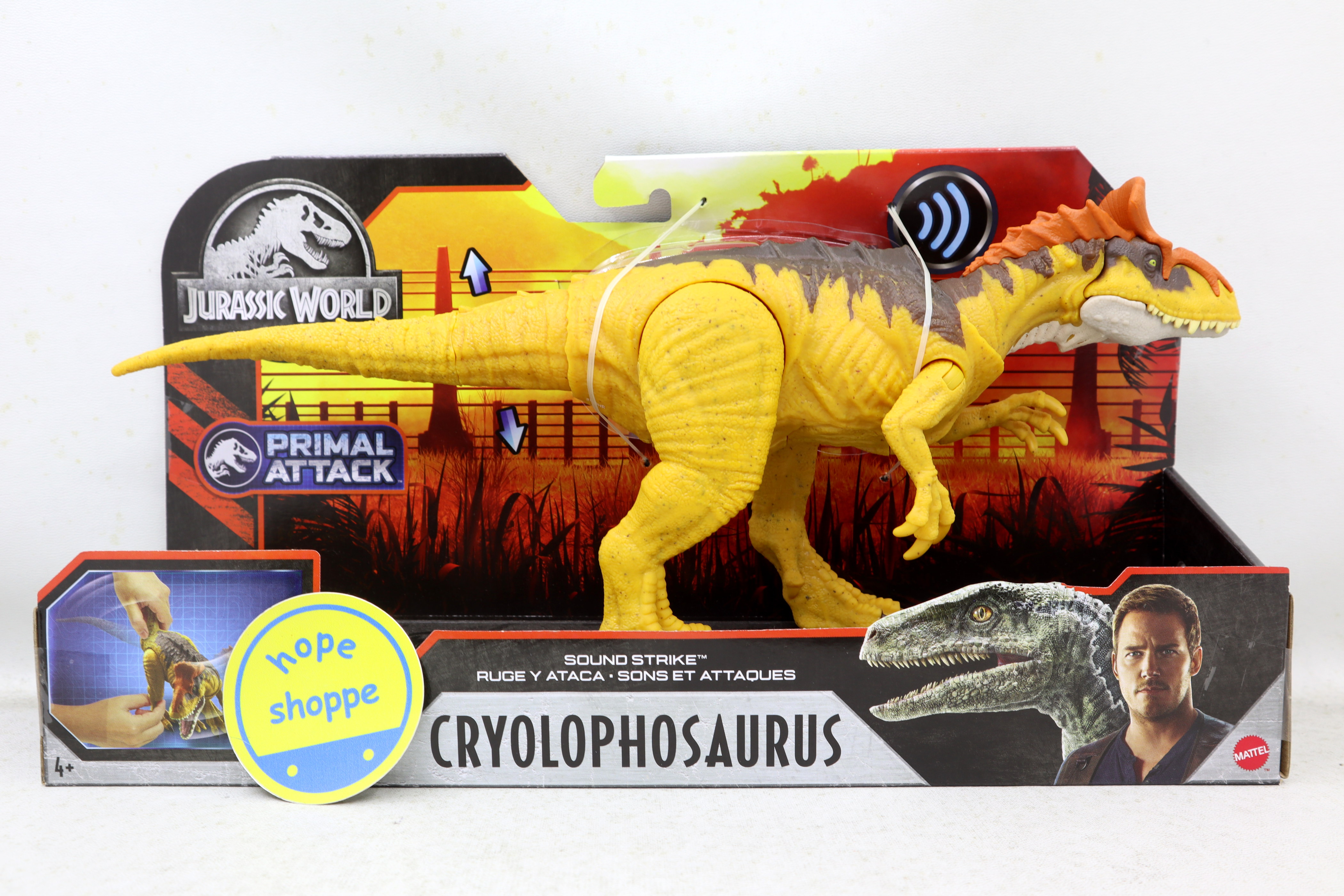 Jurassic World Sound Strike Cryolophosaurus Original Mattel | Lazada ...