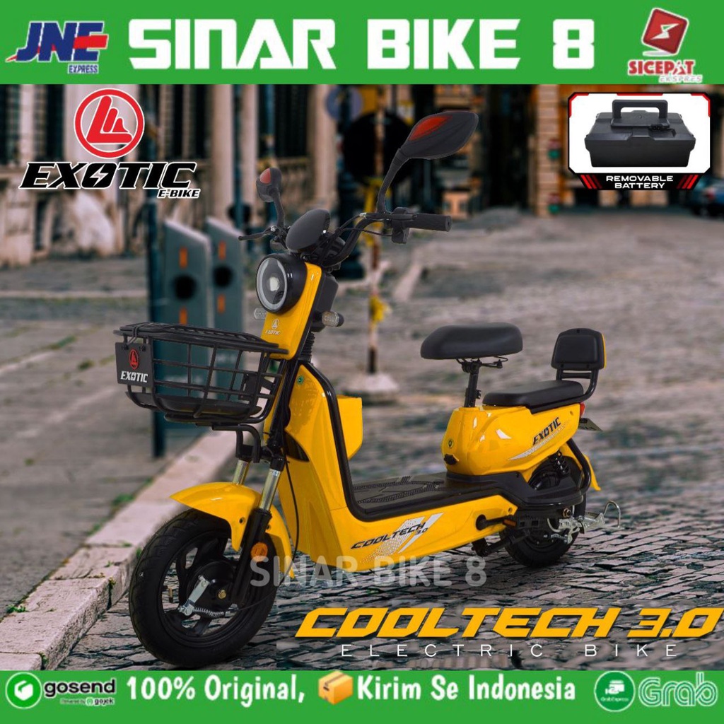Sepeda Listrik EXOTIC COOLTECH Electric E Bike 500 Watt