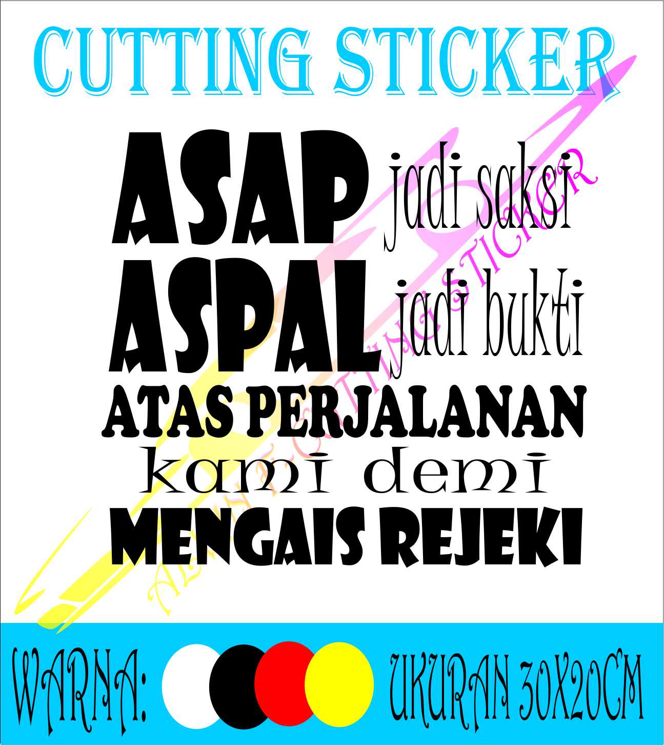 Stiker Gambar Asap Aspal Stiker Wanita Stiker Mobil Stiker Pickup
