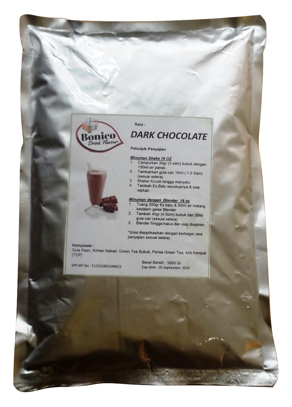 BONICO DARK CHOCOLATE Powder 1kg Bubuk Minuman Drink Flavor Powder ice blend milk shake COKLAT HITAM Orimoto Mart