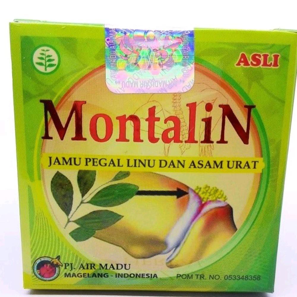 1 Bok kapsul Montalin Jamu pegel Linu dan asam urat