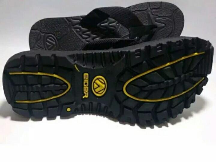 sandal jepit Eiger pria atau wanita hitam polos