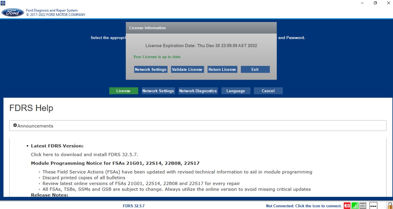Original License Resmi Ford IDS FJDS FDRS 1 tahun + PATS Service ...