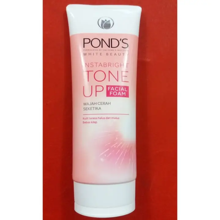 ponds instabright tone up facial foam