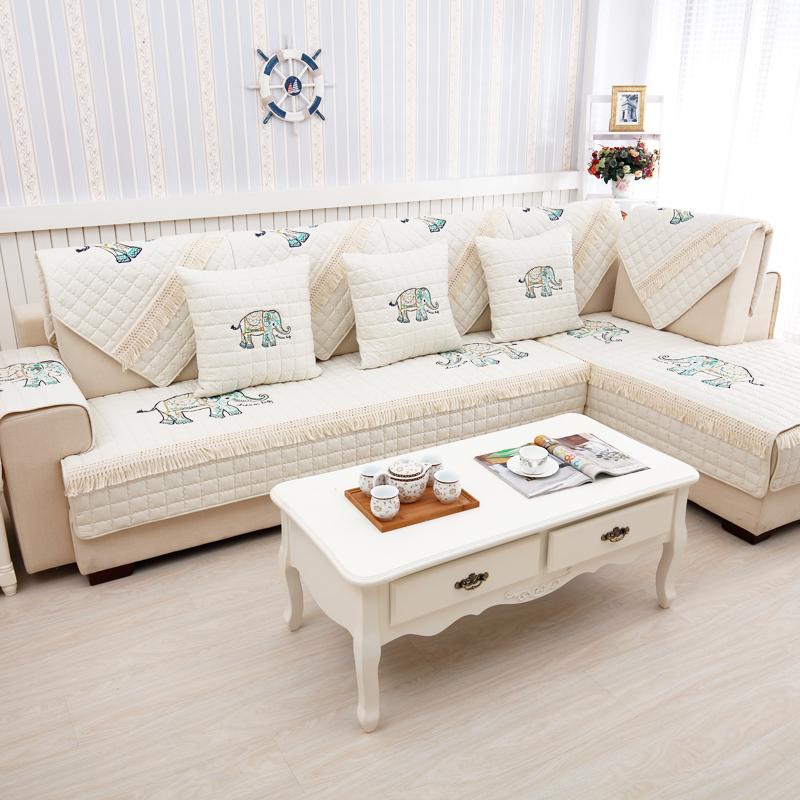 Bisa Dipakai Empat Musim bantal sofa set Nordik katun murni Kain modern minimalis ruang tamu rumah