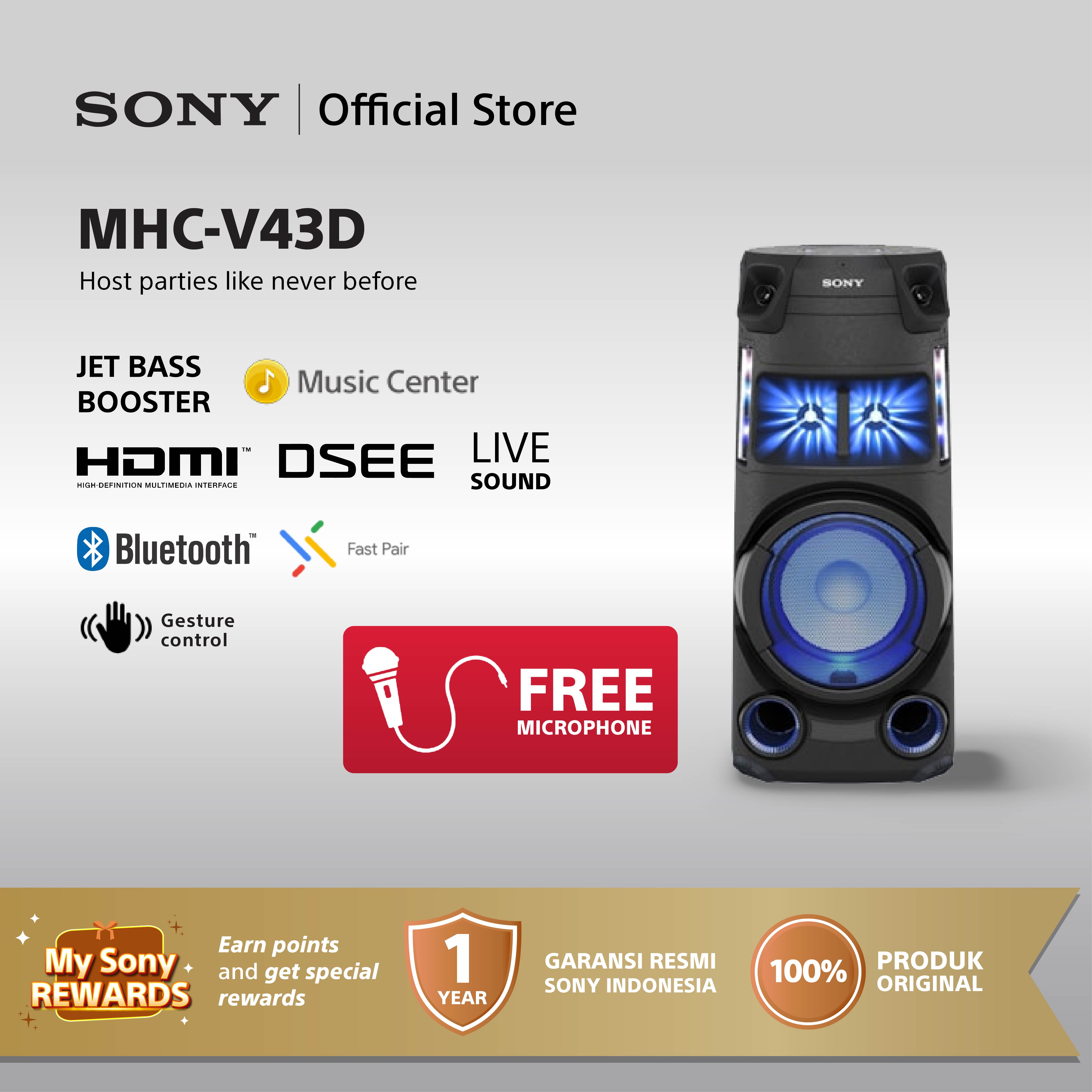 Sony Mhc V43d Sony Bluetooth Sound Box Sony Mhc Sony Bluetooth