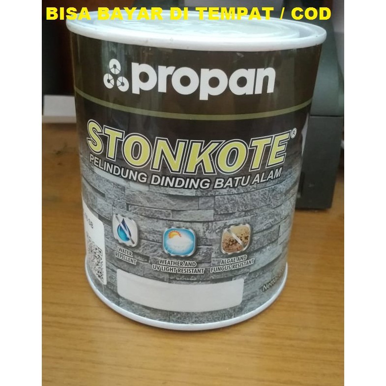 CAT BATU ALAM PROPAN STONKOTE - PELINDUNG BATU ALAM 1 KG / 1 LITER
