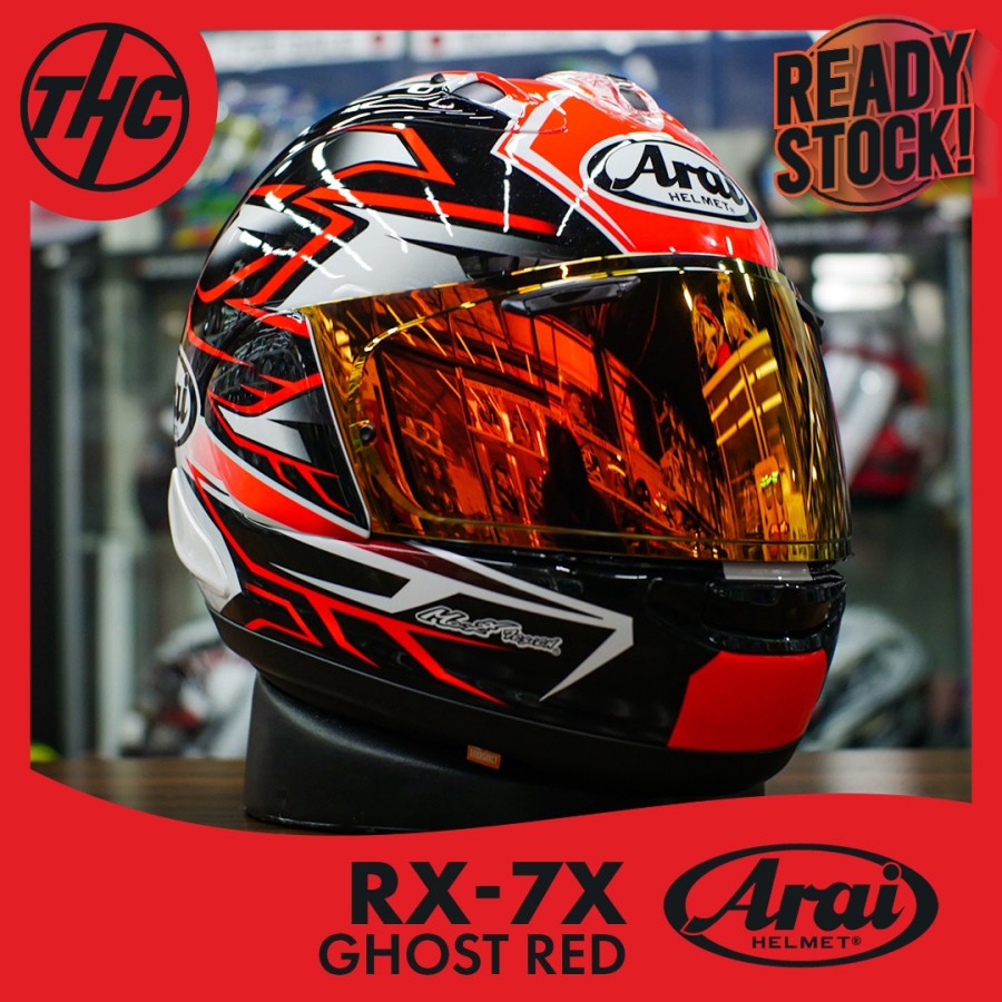 ARAI HELMET RX-7X GHOST RED | Lazada Indonesia