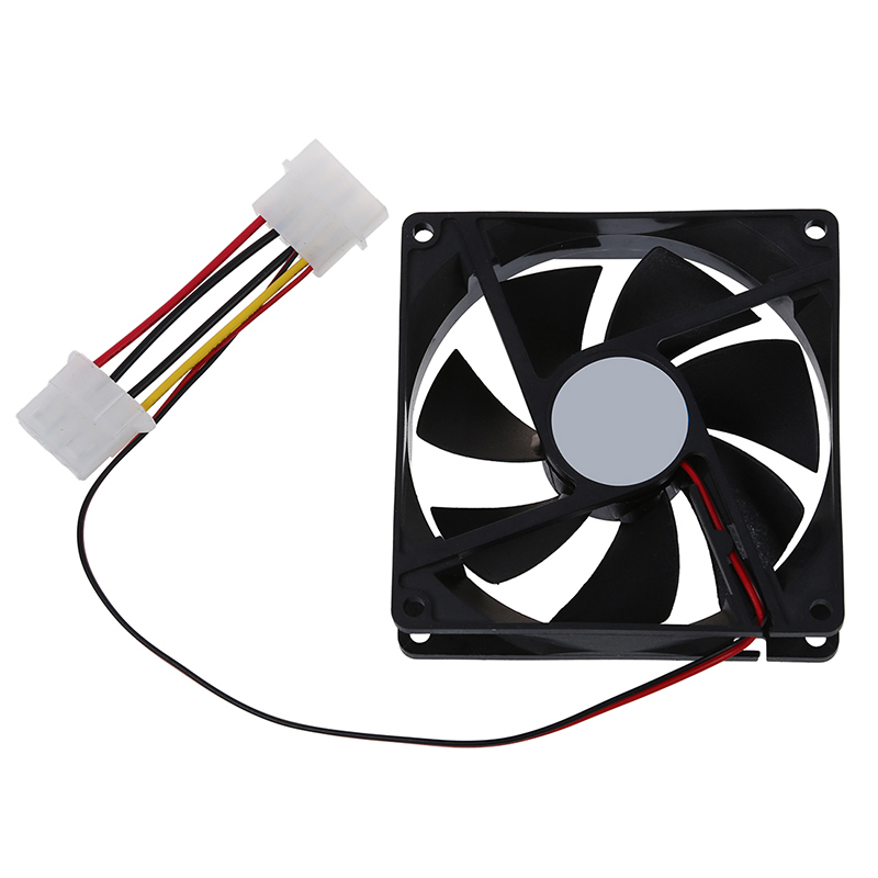 DC 12V 4 Pin Black Plastic PC Cooling Fan 90mm x 90mm x 25mm Singapore