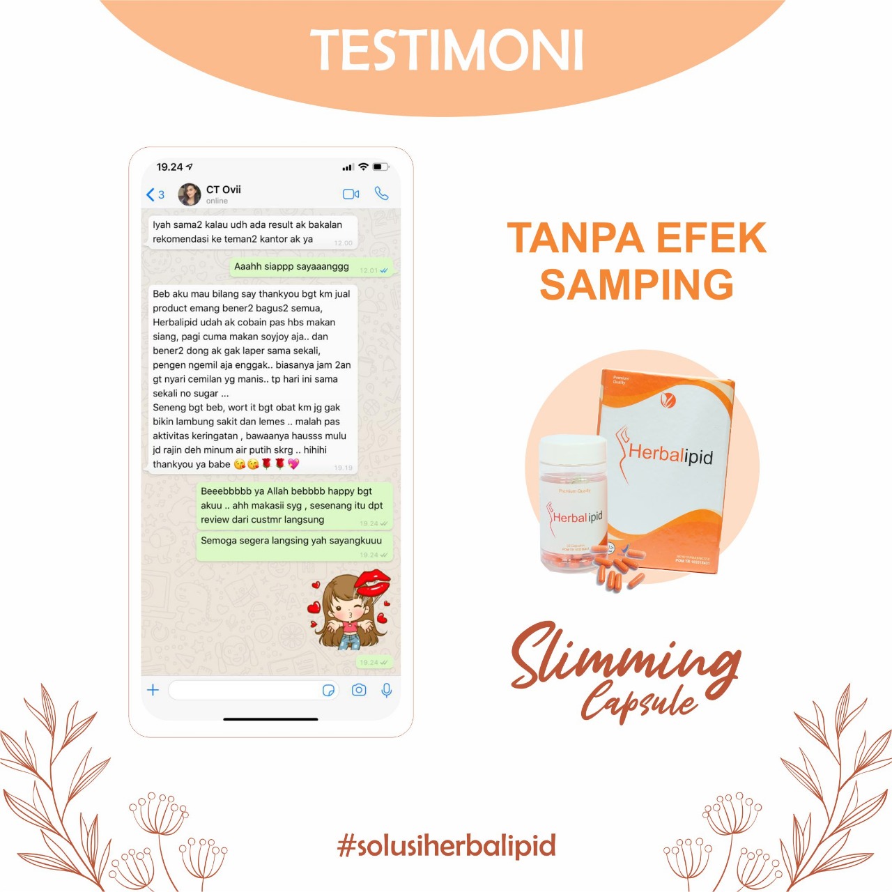 Herbalipid Slimming Original Obat Pelangsing Tubuh Herbal Lulus Uji Bpom Pom Tr 183318431 Lazada Indonesia