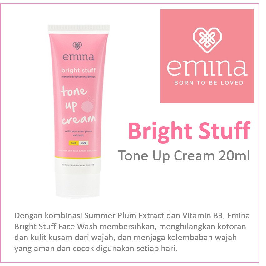 Emina Bright Stuff Tone Up Cream 20 Ml Lazada Indonesia