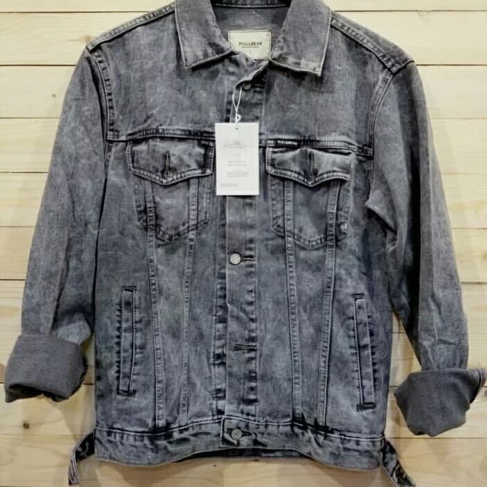 jaket jeans pull and bear